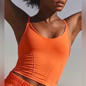 FP MOVEMENT RUCHED ORANGE TANK